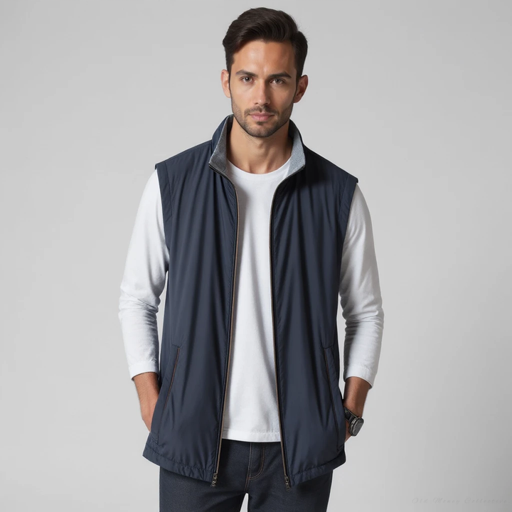 Chaleco Oxford de corte slim