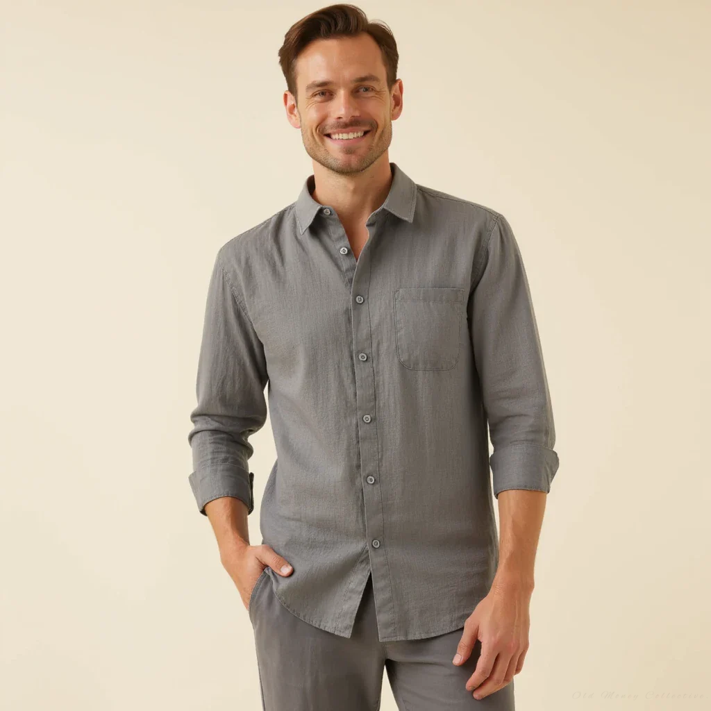 Camisa Porto de lino