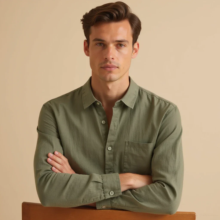 Camisa Porto de lino