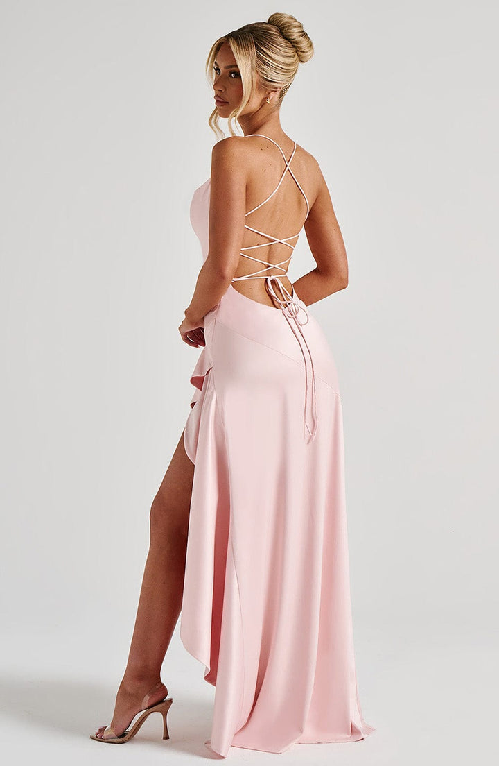 Samira | Vestido con volantes bajos