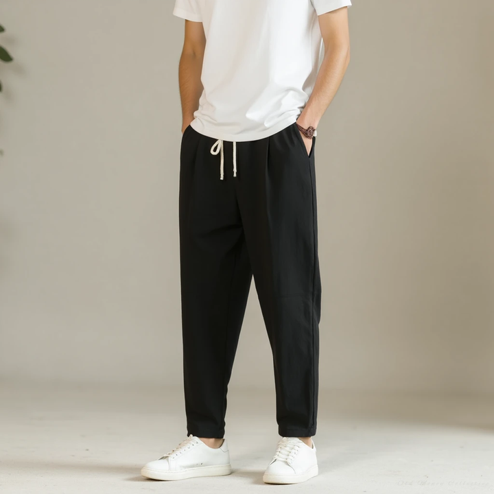 Pantalón Santorini de lino y algodón