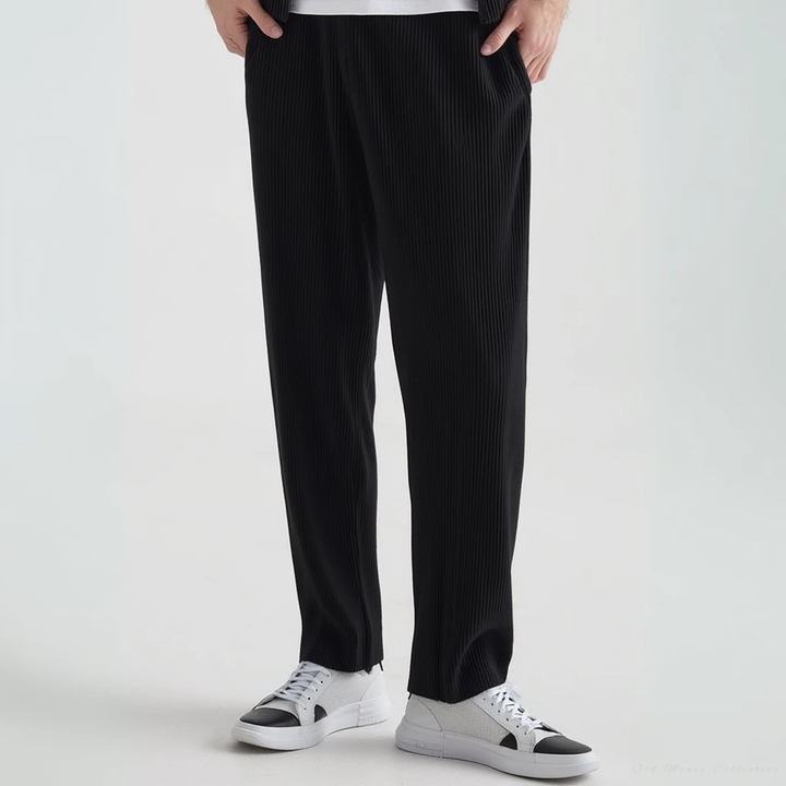 Pantalón de algodón texturizado