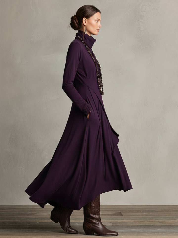 Eleonora · Vestido largo drapeado