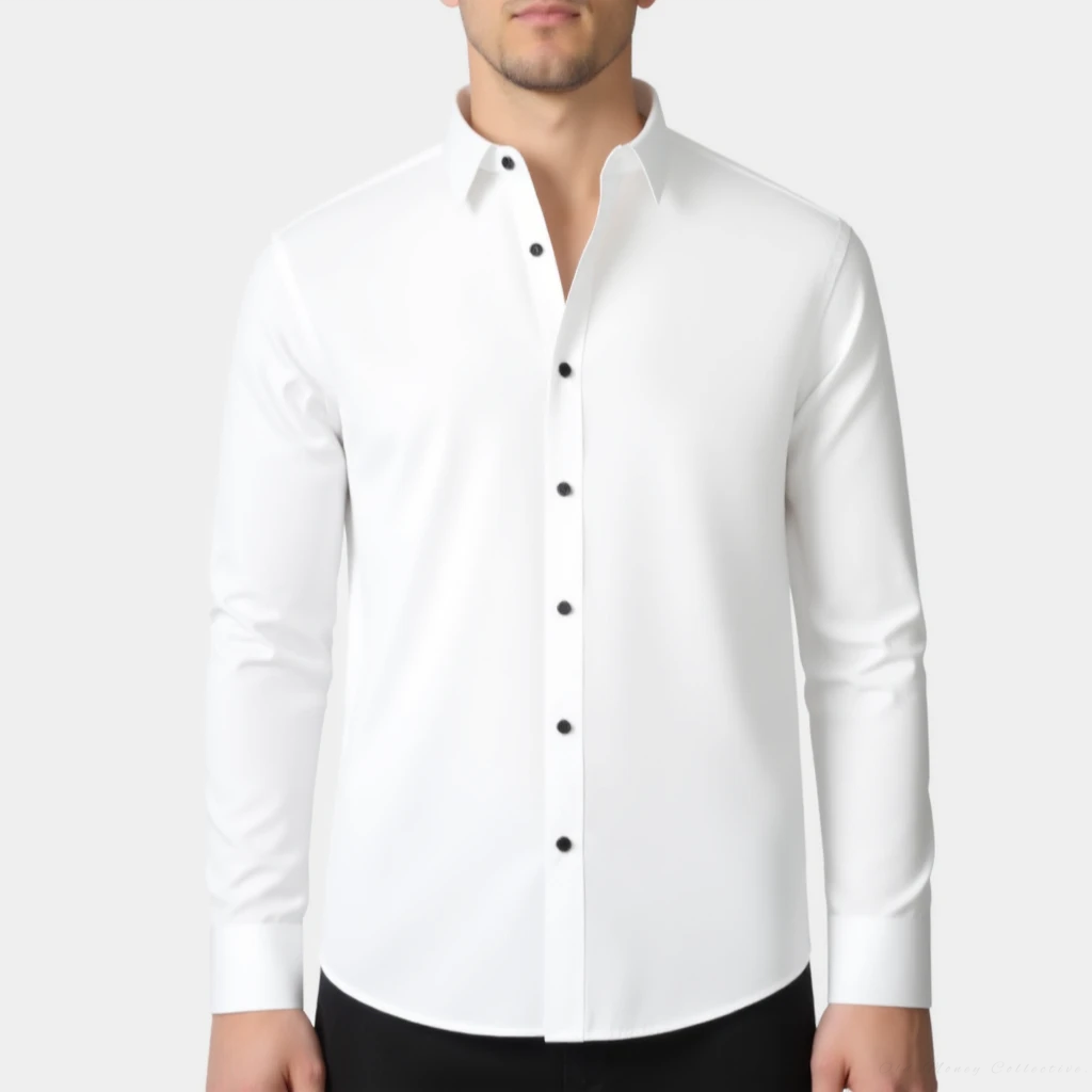 Camisa Windsor de manga larga